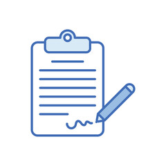 Contract vector icon
