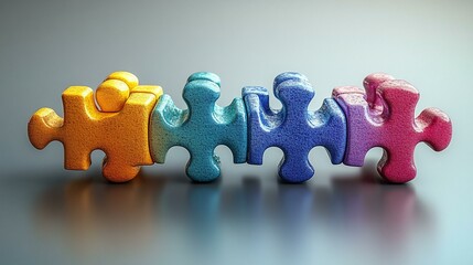 A stylized representation of base pairs in DNA, where each base pair is illuminated in contrasting colors to signify their unique bonding rules. 413