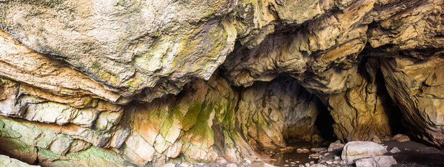 Entrance of Balatini cave, which is a stream cave
