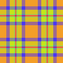 Vibrant, colorful plaid pattern.  Perfect for textile designs, website backgrounds, or any project needing a bold, geometric aesthetic.