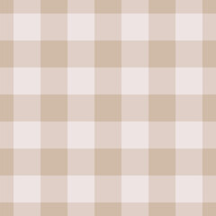 Machinery background textile vector, worn texture check tartan. Short plaid fabric pattern seamless in light and white colors.