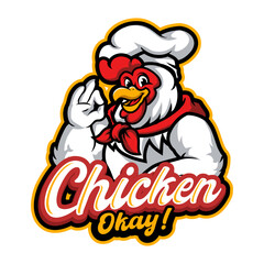 Mascot Design for Chicken-Themed Restaurants