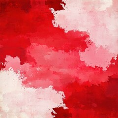 Fototapeta premium A vibrant abstract painting featuring a blend of red hues, creating a dynamic and emotional visual experience.