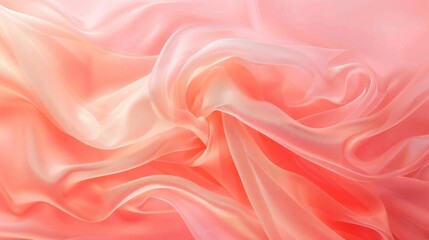 Obraz premium Soft Textured Fabric Background with Subtle Pink and Coral Tones Ideal for Elegant Designs, Fashion Creations, and Romantic Themes in Various Visual Projects