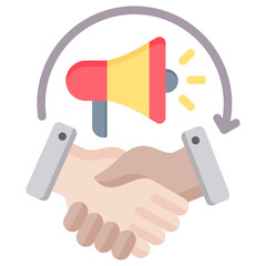 Sponsorship Flat Icon