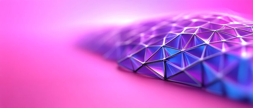 Colorful geometric shapes blend together, creating a mesmerizing abstract effect