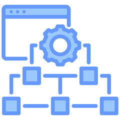 Framework Blue Icon