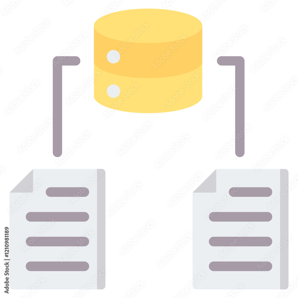 Poster Data Modeling Flat Icon