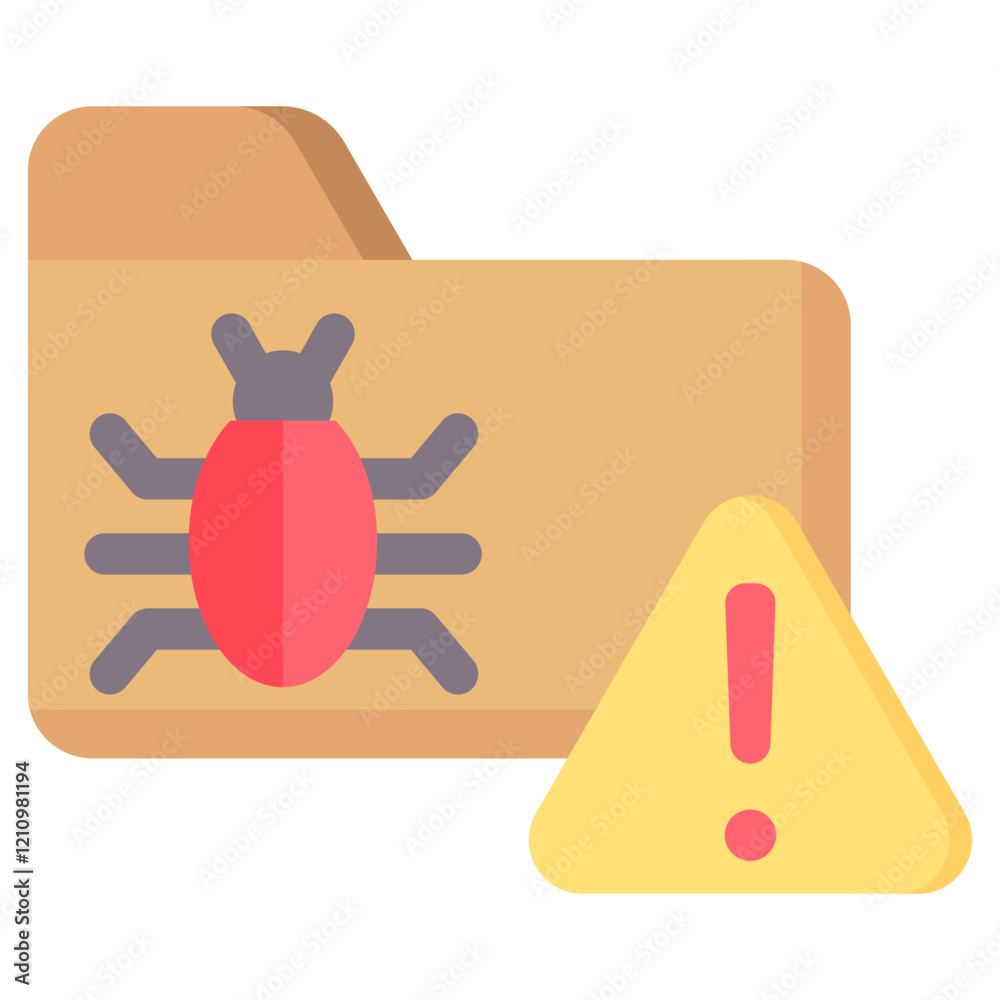 Poster Debugging Flat Icon