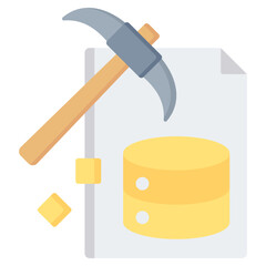 Data Mining Flat Icon