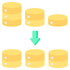 Normalization Flat Icon