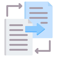 Obraz premium Replication Flat Icon