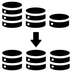 Normalization Glyph Icon