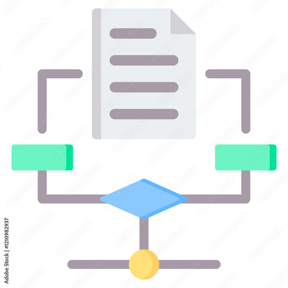 Poster Algorithm Flat Icon