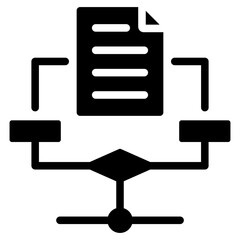 Algorithm Glyph Icon