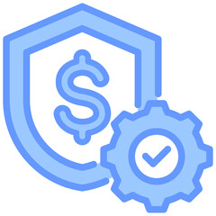 Solvency Blue Icon