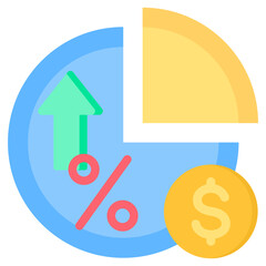 Margin Flat Icon