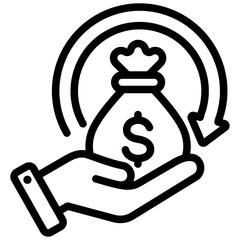 Capital Outline Icon