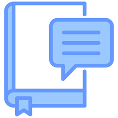 Book Review Blue Icon