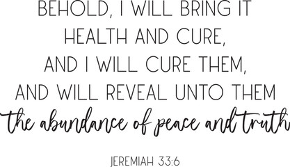 Healing Bible Verse, Christian biblical poster, vector illustration