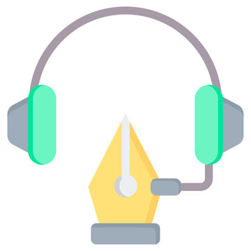 Literary Agent Flat Icon