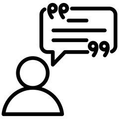 Citation Outline Icon