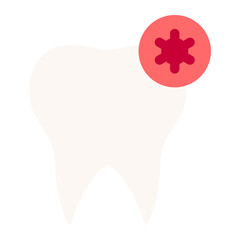 tooth infection icon