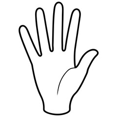 hand paint vector with white background