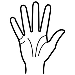 hand paint vector with white background