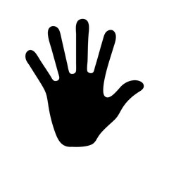 hand paint vector with white background