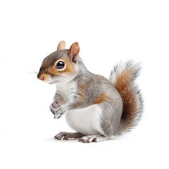 Squirrel isolated on white background