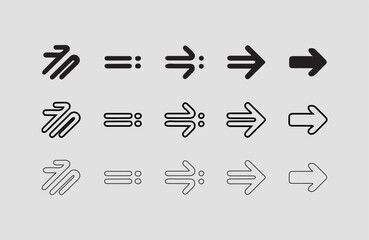 Arrow Icon Designs for Web and Graphic Projects