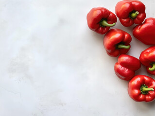 Enhance Your Dishes with Fresh, Vibrant Red Bell Peppers: A Perfect Blend of Flavor and Aesthetics for Any Culinary Creation