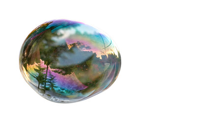 earth globe on white background