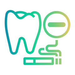 dentist Line Gradient Icon
