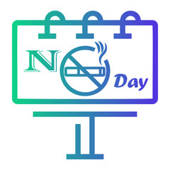 billboard Line Gradient Icon