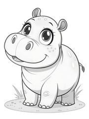 Fototapeta premium Coloring page