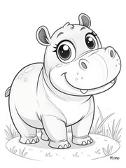 Fototapeta premium Coloring page