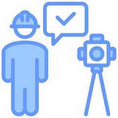 Surveyor Blue Icon