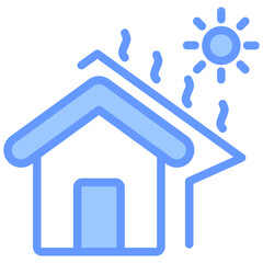 Insulation Blue Icon