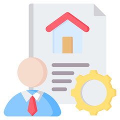 Project Manager Flat Icon