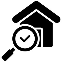 Inspection Glyph Icon