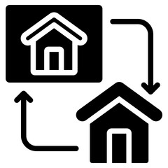 As Built Drawing Glyph Icon