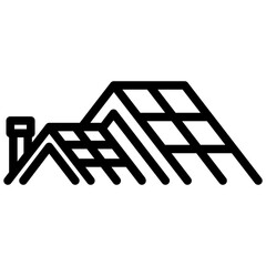 Roof Outline Icon