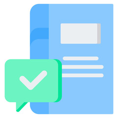 Book Reservation Flat Icon