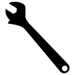 Adjustable Wrench With Black Color