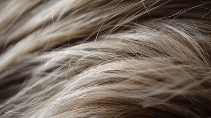 Fur Textures: A detailed view of animal fur, revealing soft strands, rich color variations, and the natural density and texture that define its feel and appearance.
