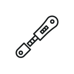 Pregnancy test thin line icons. Editable stroke and Perfect pixel on transparent background