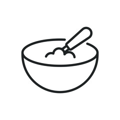 Breakfast thin line icons. Editable stroke and Perfect pixel on transparent background