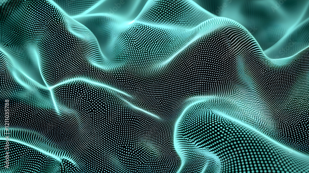 Poster dynamic fluid simulation virtual space 3d visualization digital environment abstract viewpoint techn